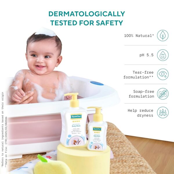 EQUALSTWO Baby Wash 200ml + Baby Moisturizer 200ml - Image 5