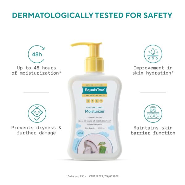 EQUALSTWO Baby Wash 200ml + Baby Moisturizer 200ml - Image 6