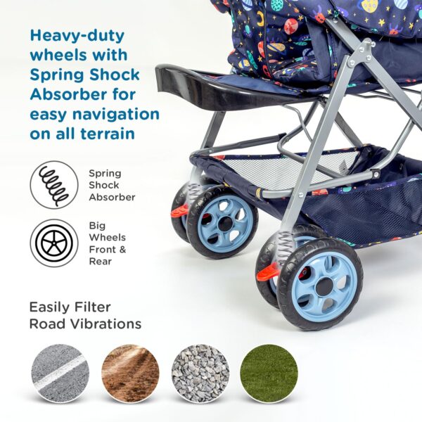 Mee Mee Little Explorer Baby Stroller/Pram for 0 to 3 Years - Image 7