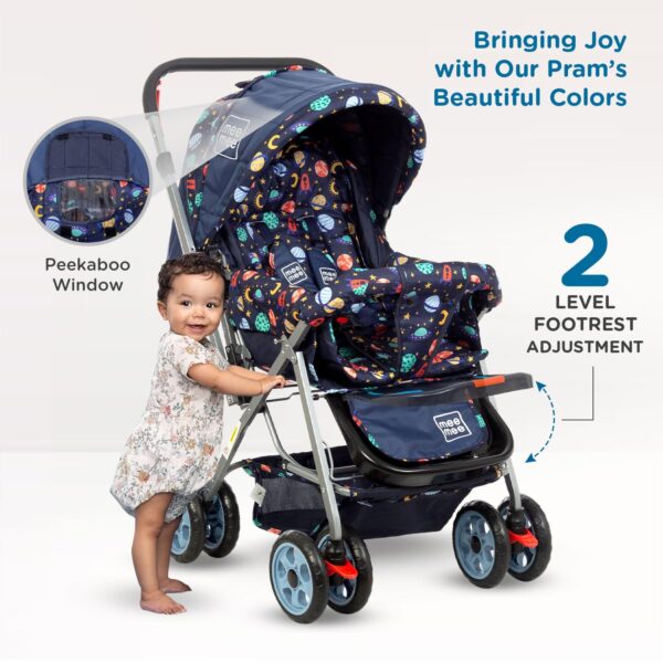 Mee Mee Little Explorer Baby Stroller/Pram for 0 to 3 Years - Image 6