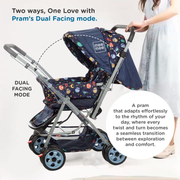 Mee Mee Little Explorer Baby Stroller/Pram for 0 to 3 Years - Image 5