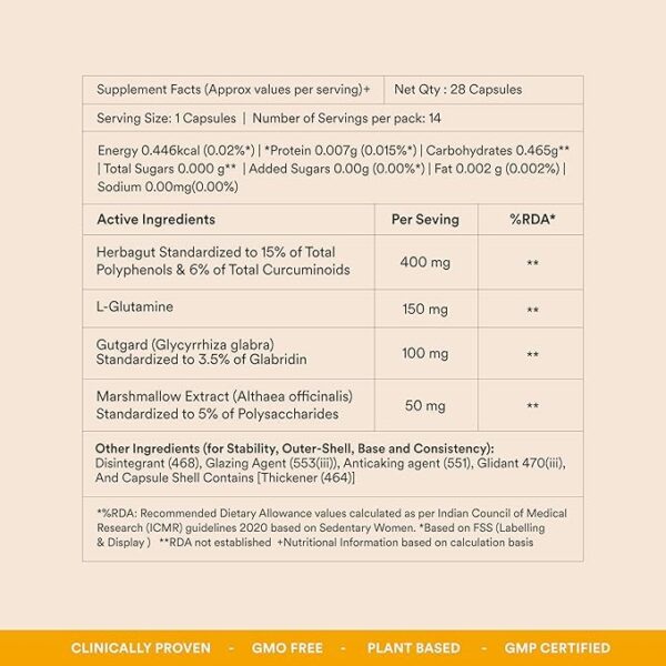 Origins Nutra Gut Restore| Leaky Gut Supplement| Gut lining,GERD, IBS - Image 5