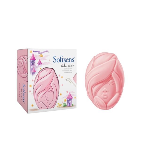 Softsens Assorted Pack of 5 Kids Soap Gentle & Nourishing with Shea Butter - Image 4
