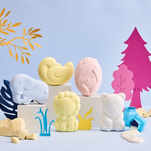 Softsens Assorted Pack of 5 Kids Soap Gentle & Nourishing with Shea Butter - Image 2