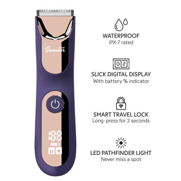 Zlade Summer Pro Bikini Trimmer for Women - IPX-7 Rated Waterproof - Image 4